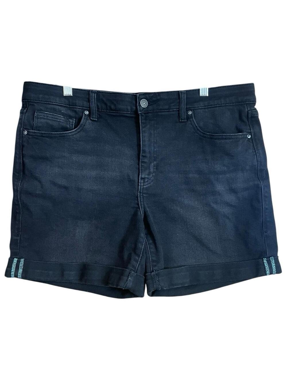 Lularoe boyfriend denim black shorts 32 or 14
